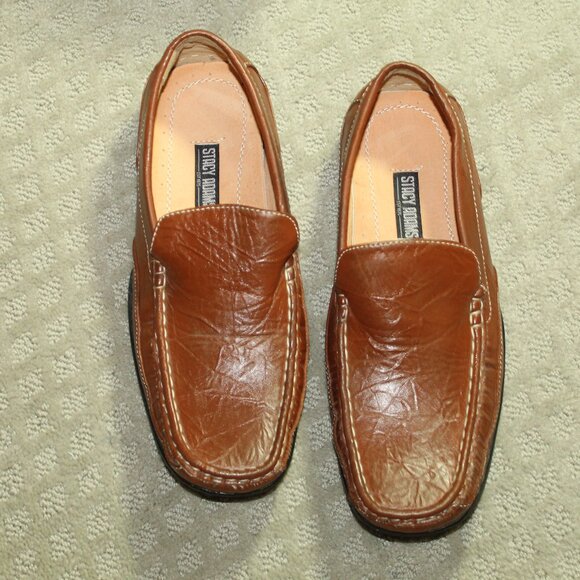 NWOT Stacy Adams Men\'s 8 Tan Loafers main image 5